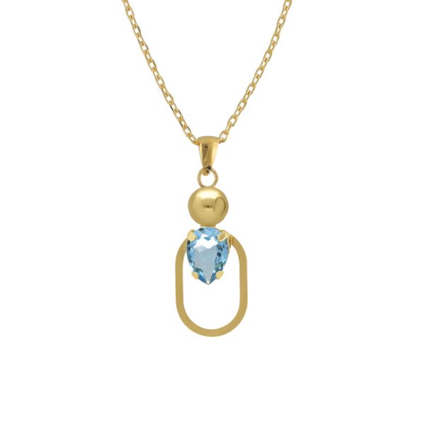 Κολιέ από ασήμι 925 με Swarovski πέτρες