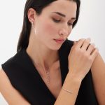 Κολιέ από ασήμι 925 με Swarovski πέτρες - Image 2
