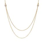 Κολιέ από ασήμι 925 με Swarovski πέτρες