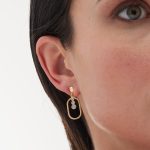 Σκουλαρίκια από ασήμι 925 με Swarovski πέτρες - Image 2