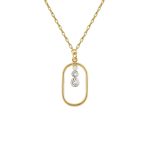 Κολιέ από ασήμι 925 με Swarovski πέτρες