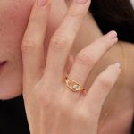 Δαχτυλίδι από ασήμι 925 με Swarovski πέτρες - Image 2