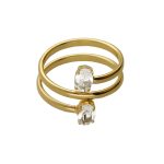 Δαχτυλίδι από ασήμι 925 με Swarovski πέτρες