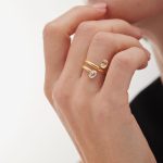 Δαχτυλίδι από ασήμι 925 με Swarovski πέτρες - Image 2