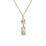 Κολιέ από ασήμι 925 με Swarovski πέτρες