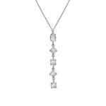 Κολιέ από ασήμι 925 με Swarovski πέτρες