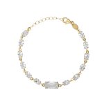 Βραχιόλι από ασήμι 925 με Swarovski πέτρες