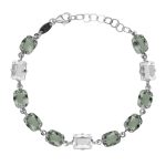 Βραχιόλι από ασήμι 925 με Swarovski πέτρες