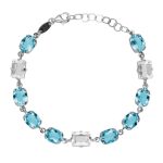 Βραχιόλι από ασήμι 925 με Swarovski πέτρες