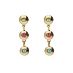 Σκουλαρίκια από ασήμι 925 με Swarovski πέτρες