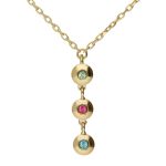 Κολιέ από ασήμι 925 με Swarovski πέτρες