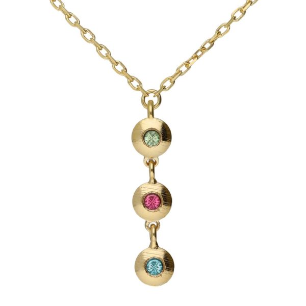 Κολιέ από ασήμι 925 με Swarovski πέτρες