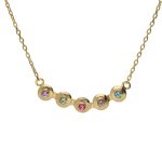 Κολιέ από ασήμι 925 με Swarovski πέτρες