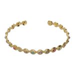 Χειροπέδα από ασήμι 925 με Swarovski πέτρες