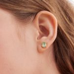 Σκουλαρίκια από ασήμι 925 με Swarovski πέτρες - Image 2