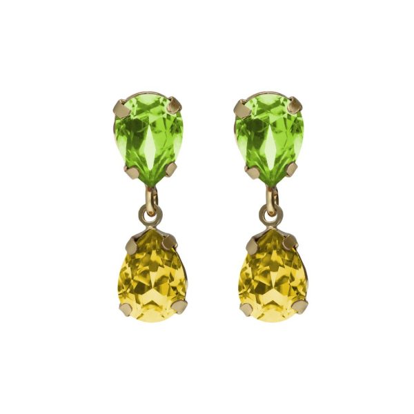 Σκουλαρίκια από ασήμι 925 με Swarovski πέτρες