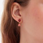 Σκουλαρίκια από ασήμι 925 με Swarovski πέτρες - Image 2