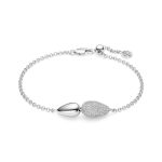 Βραχιόλι από ασήμι 925 με ζιργκόν πέτρες