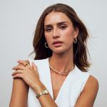 Κολιέ choker από ασήμι 925 με ζιργκόν πέτρες - Image 2