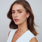 Σκουλαρίκια κρίκοι δίχρωμοι από ασήμι 925 - Image 2