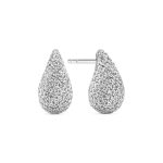 Σκουλαρίκια από ασήμι 925με ζιργκόν πέτρες