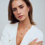 Κολιέ από ασήμι 925 με ζιργκόν πέτρες - Image 2