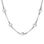 Κολιέ από ασήμι 925 με Swarovski πέτρες