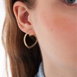 Σκουλαρίκια κρίκοι από ασήμι 925 - Image 2