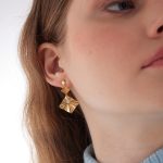 Σκουλαρίκια από ασήμι 925 με Swarovski πέτρες - Image 2