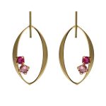 Σκουλαρίκια από ασήμι 925 με Swarovski πέτρες