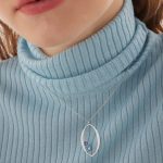 Κολιέ από ασήμι 925 με Swarovski πέτρες - Image 2