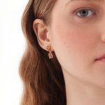 Σκουλαρίκια από ασήμι 925 με Swarovski πέτρες - Image 2