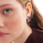 Σκουλαρίκια από ασήμι 925 με Swarovski πέτρες - Image 2