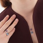 Κολιέ από ασήμι 925 με Swarovski πέτρες - Image 2