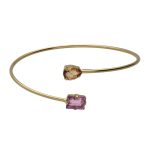 Χειροπέδα από ασήμι 925 με Swarovski πέτρες