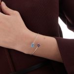 Χειροπέδα από ασήμι 925 με Swarovski πέτρες - Image 2