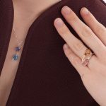 Δαχτυλίδι από ασήμι 925 με Swarovski πέτρες - Image 2