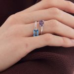 Δαχτυλίδι από ασήμι 925 με Swarovski πέτρες - Image 2