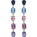 Σκουλαρίκια από ασήμι 925 με Swarovski πέτρες