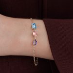 Βραχιόλι από ασήμι 925 με Swarovski πέτρες - Image 2