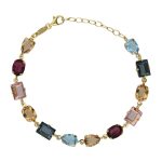 Βραχιόλι από ασήμι 925 με Swarovski πέτρες