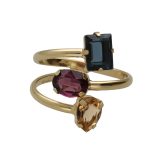 Δαχτυλίδι από ασήμι 925 με Swarovski πέτρες