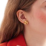 Σκουλαρίκια καρφωτά από ασήμι 925 - Image 2