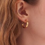 Σκουλαρίκια κρίκοι από ασήμι 925 - Image 2