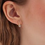 Σκουλαρίκια από ασήμι 925 με Swarovski πέτρες - Image 2