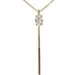 Κολιέ από ασήμι 925 με Swarovski πέτρες