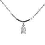 Κολιέ από ασήμι 925 με Swarovski πέτρες