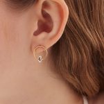 Σκουλαρίκια από ασήμι 925 με Swarovski πέτρες - Image 2