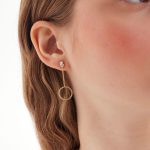 Σκουλαρίκια από ασήμι 925 με Swarovski πέτρες - Image 2