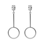 Σκουλαρίκια από ασήμι 925 με Swarovski πέτρες